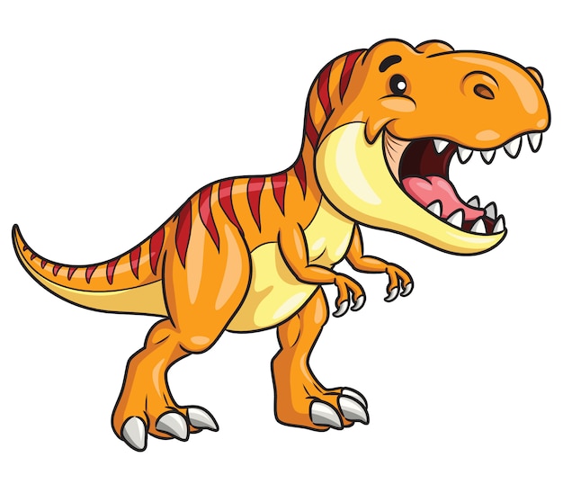 Tyrannosaurus Rex De Dibujos Animados Vector Premium T Rex Cartoon ...