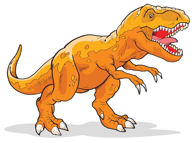 ティラノサウルスレックス恐竜 プレミアムベクター