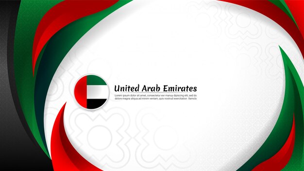 Premium Vector | Uae background for holiday