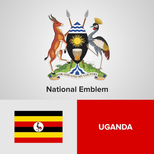 Download Free Uganda National Emblem And Flag Premium Vector Use our free logo maker to create a logo and build your brand. Put your logo on business cards, promotional products, or your website for brand visibility.