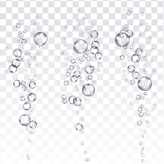 Underwater bubbles Vector Premium Download
