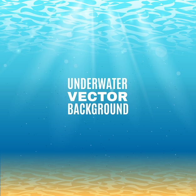 Underwater vector background | Free Vector