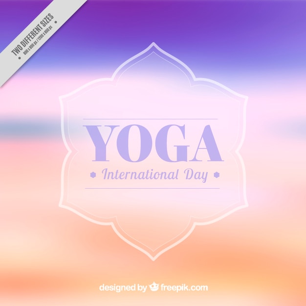Unfocused abstract yoga background