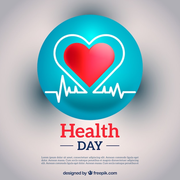 Unfocused health day background