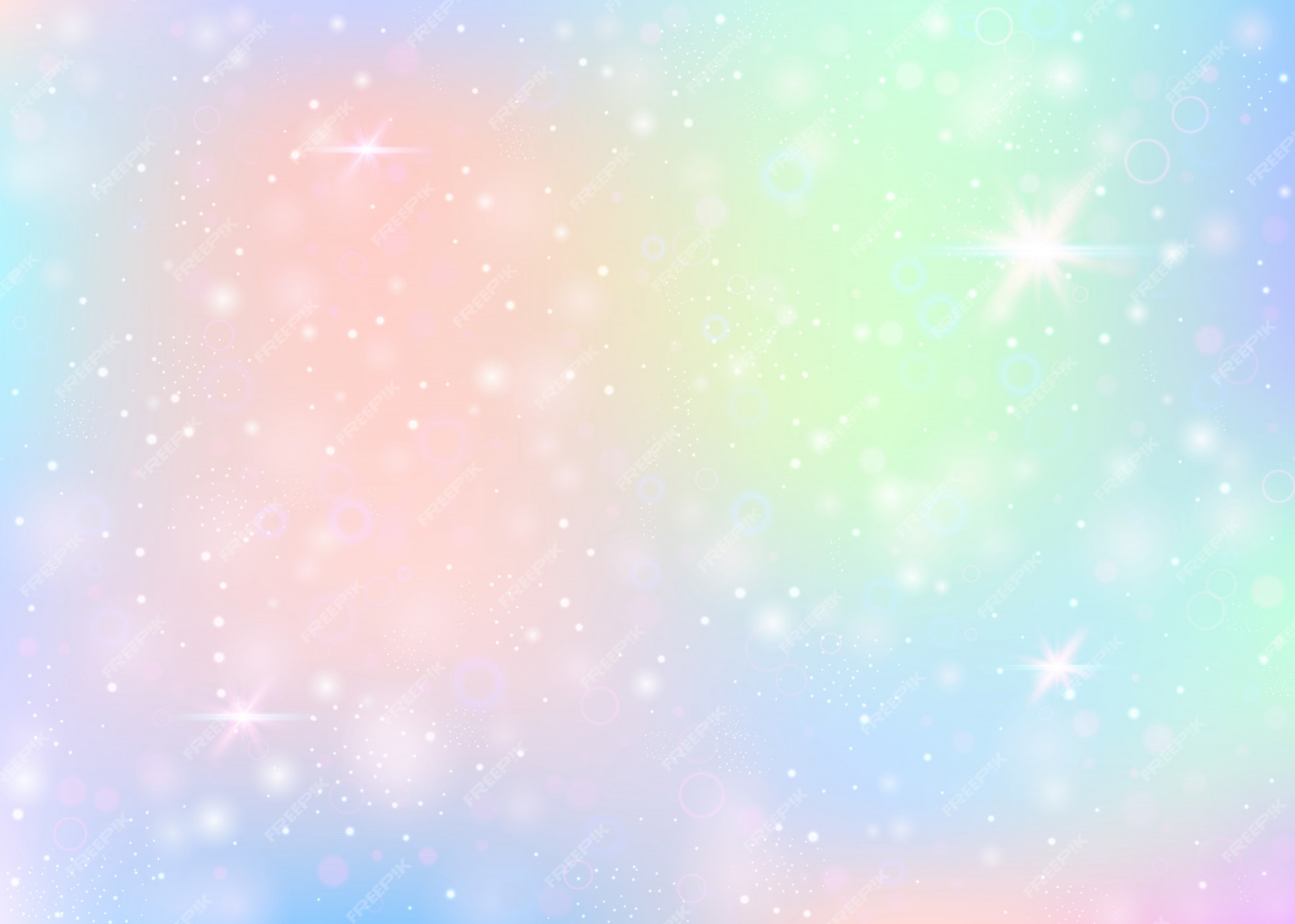 Premium Vector | Unicorn background with rainbow mesh.