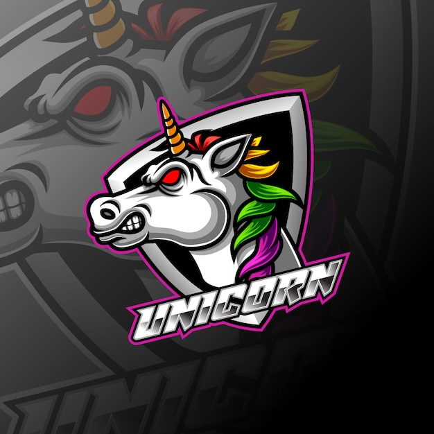 Download Free Unicorn E Sport Gaming Mascot Logo Premium Vector Use our free logo maker to create a logo and build your brand. Put your logo on business cards, promotional products, or your website for brand visibility.
