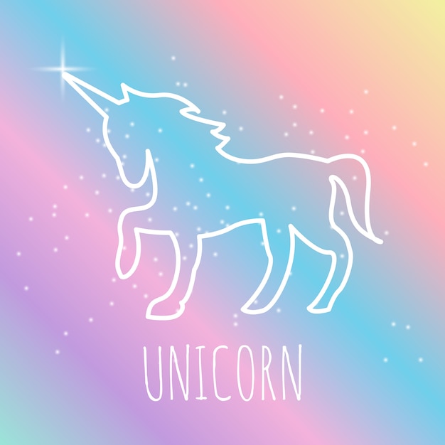 Premium Vector | Unicorn logo design
