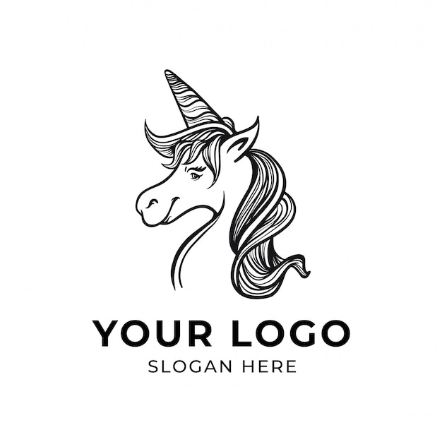 Download Free Unicorn Logo Handrawn Premium Vector Use our free logo maker to create a logo and build your brand. Put your logo on business cards, promotional products, or your website for brand visibility.