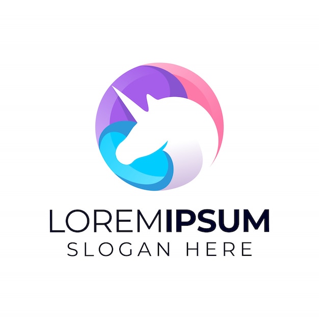 Download Free Unicorn Logo Premium Vector Use our free logo maker to create a logo and build your brand. Put your logo on business cards, promotional products, or your website for brand visibility.