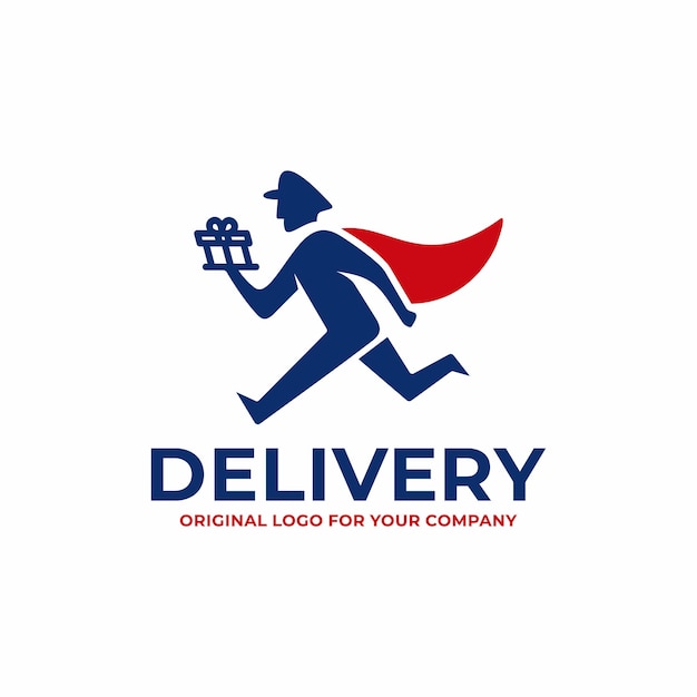 Premium Vector | Unique delivery message design logo with the concept ...