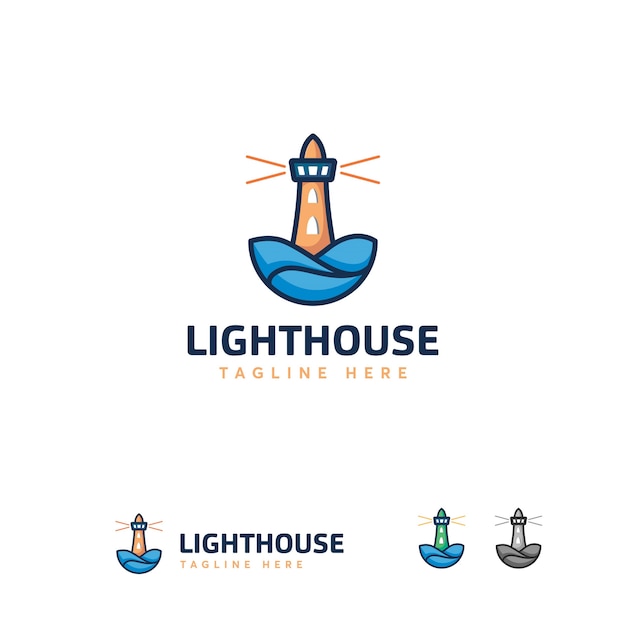 Download Unique lighthouse logo designs, line art logo designs ...