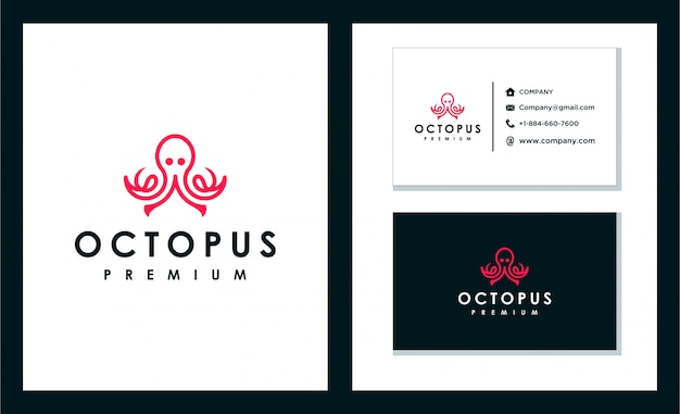 Download Free Unique Octopus Logo Design Premium Vector Use our free logo maker to create a logo and build your brand. Put your logo on business cards, promotional products, or your website for brand visibility.