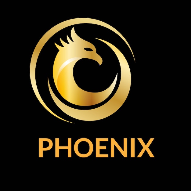 Download Unique phoenix logo design vector Vector | Premium Download