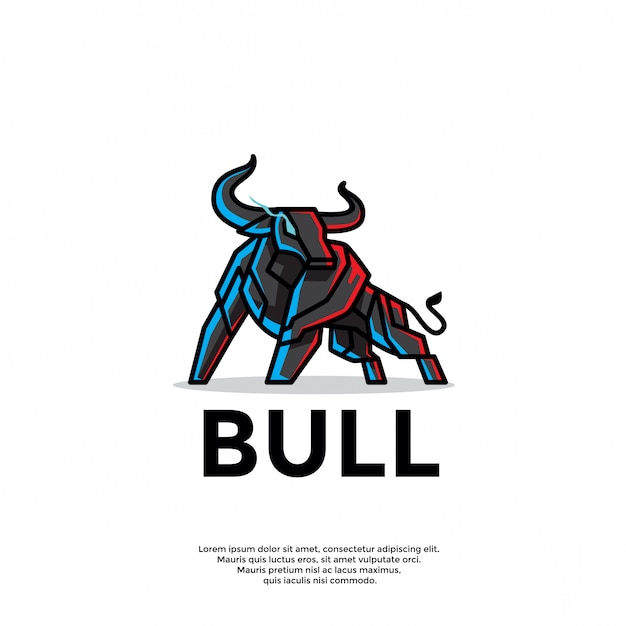 Download Free Unique Robotic Bull Logo Template Premium Vector Use our free logo maker to create a logo and build your brand. Put your logo on business cards, promotional products, or your website for brand visibility.