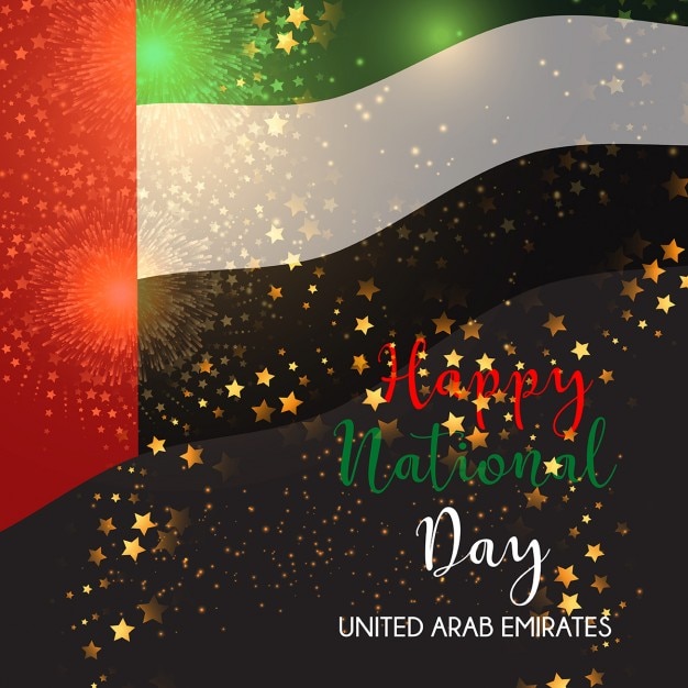 United arab emirates, independence day\
background with stars