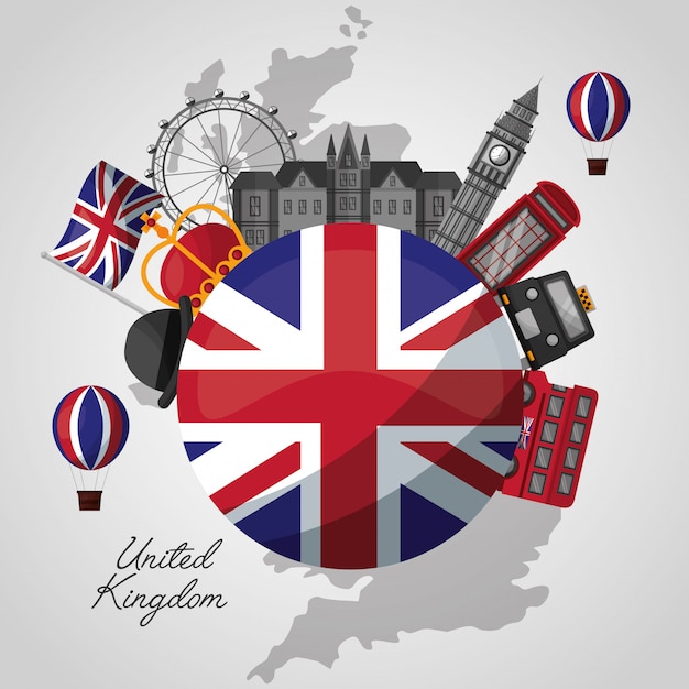 Download Premium Vector | United kingdom country flag