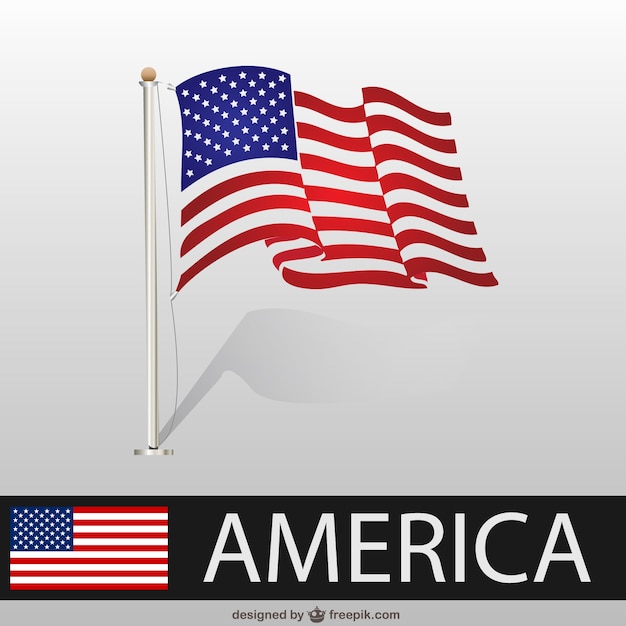 Download Free Vector | United states of america flag