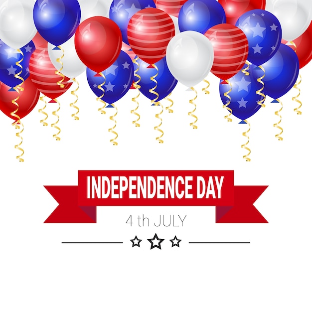 Premium Vector United states independence day