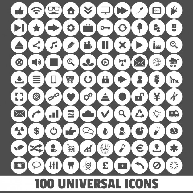 universal icons vector