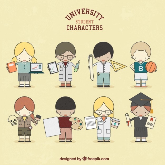 University student characters