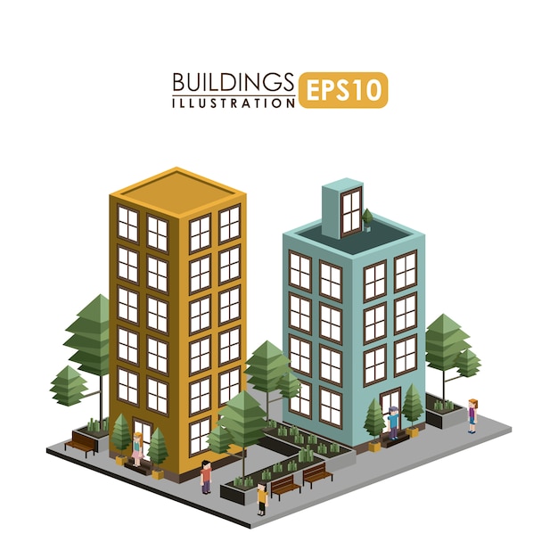 Urban design | Premium Vector