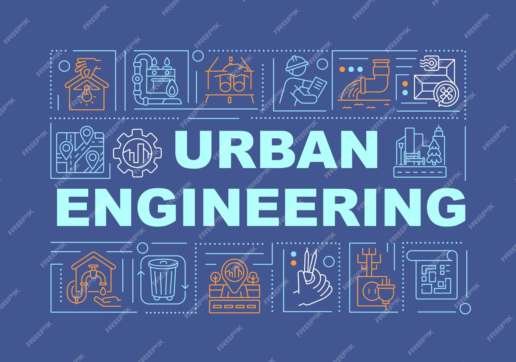 premium-vector-urban-engineering-word-concepts-banner-illustrations