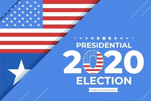 Premium Vector | Us presidential election background