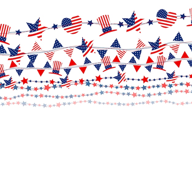 Premium Vector | Usa flag o