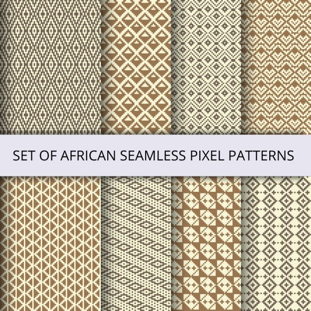 Useful pixel patterns Free Vector Useful pixel patterns Free Vector