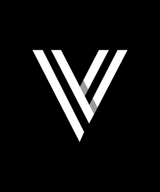 Premium Vector | V lettermark logo design