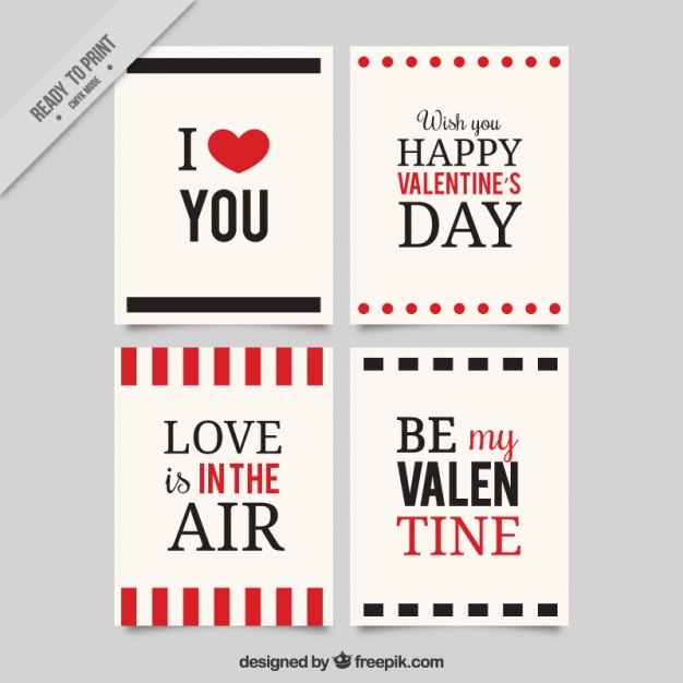 Valentine cards with love messages