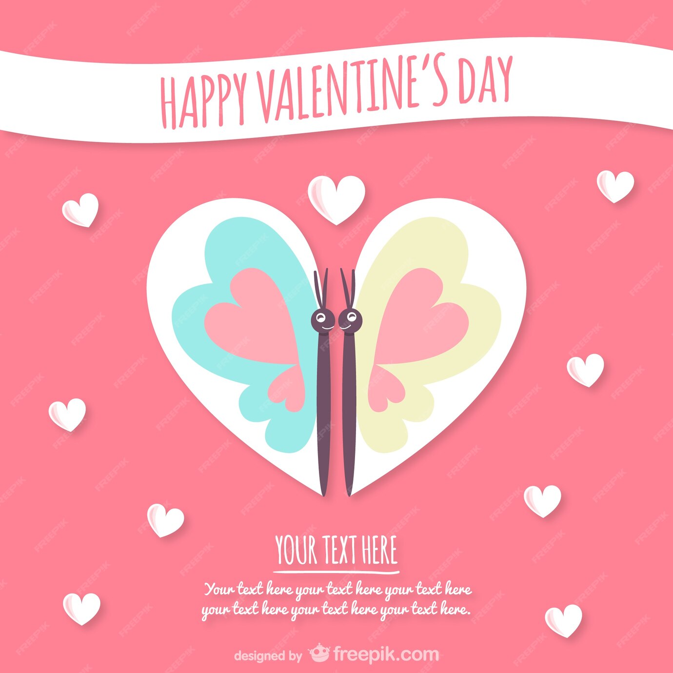 free-vector-valentine-day-card-with-butterfly
