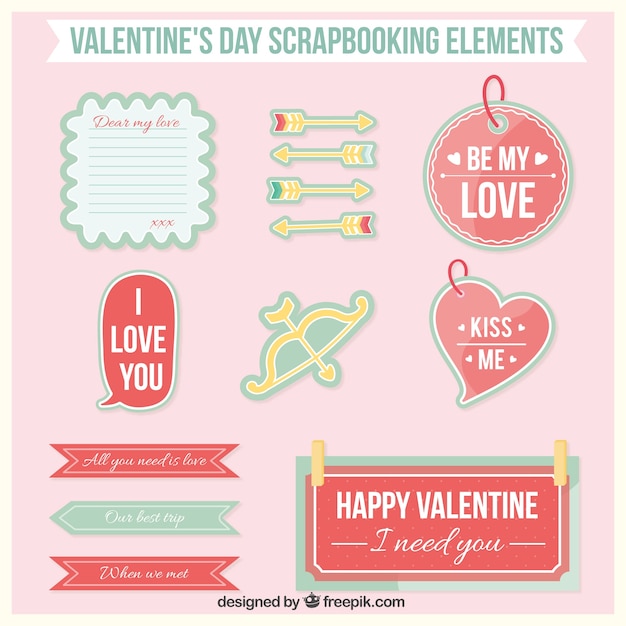 Scarpbooking Printables Valentines Day