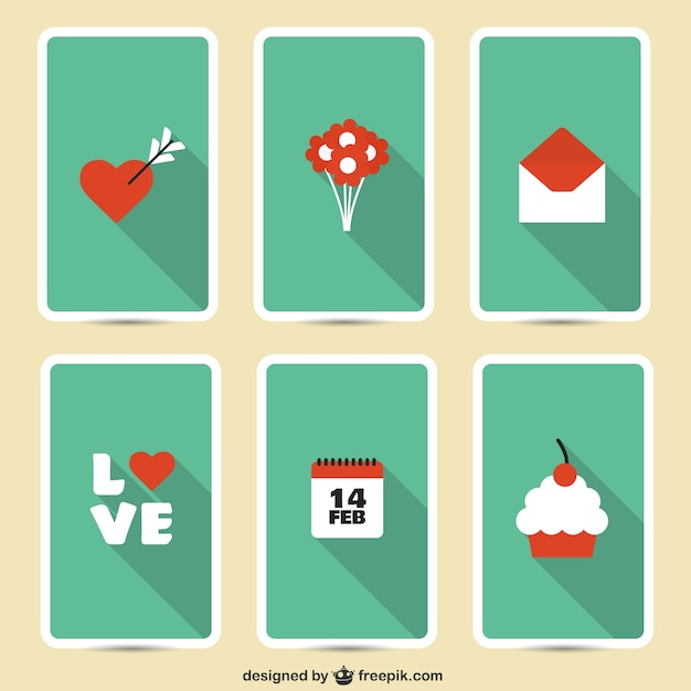 Download Valentine icons pack Vector | Free Download