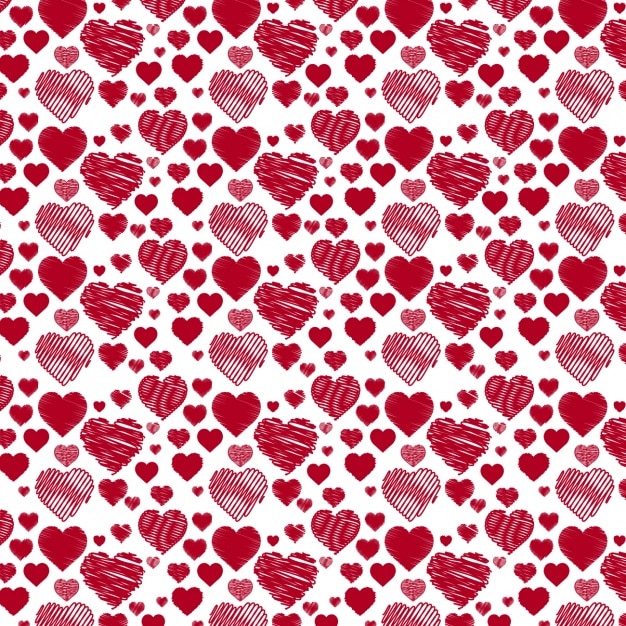 Valentine's day background design Vector | Free Download