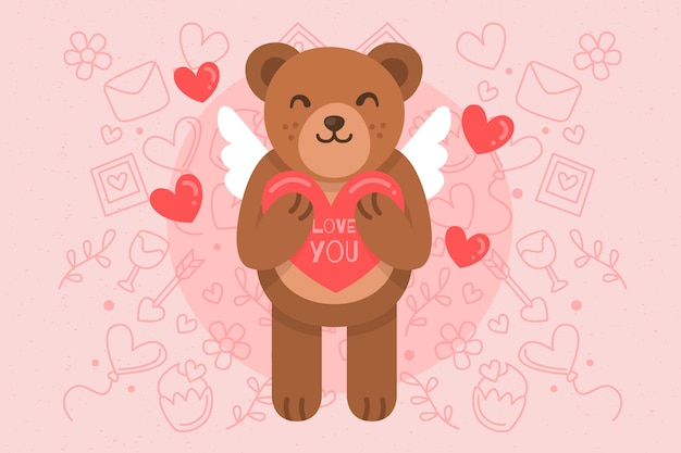 cute bears for valentines day