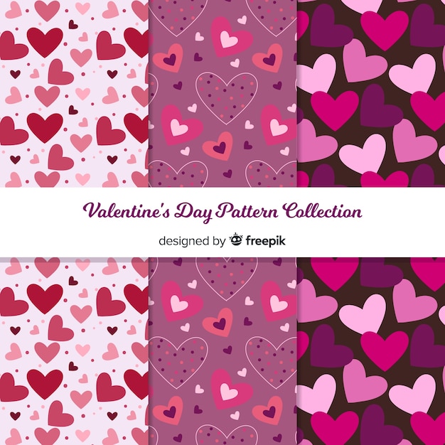 free-vector-valentine-s-day-pattern-collection