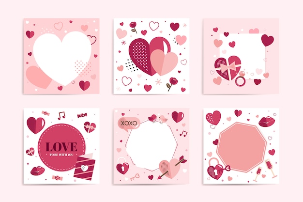 Free Vector | Valentine's day vector design concept