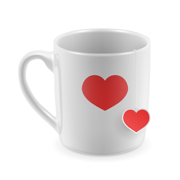 Valentine's mug design Vector | Free Download