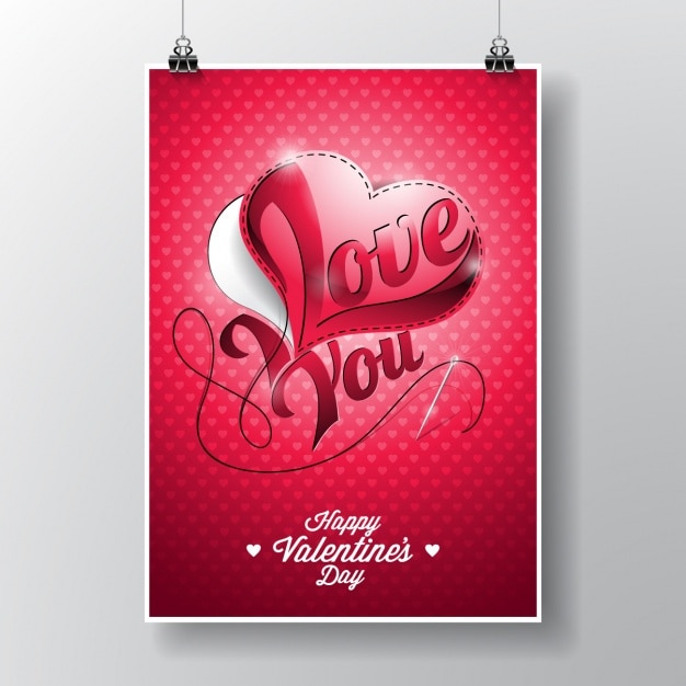 Valentine\'s poster design