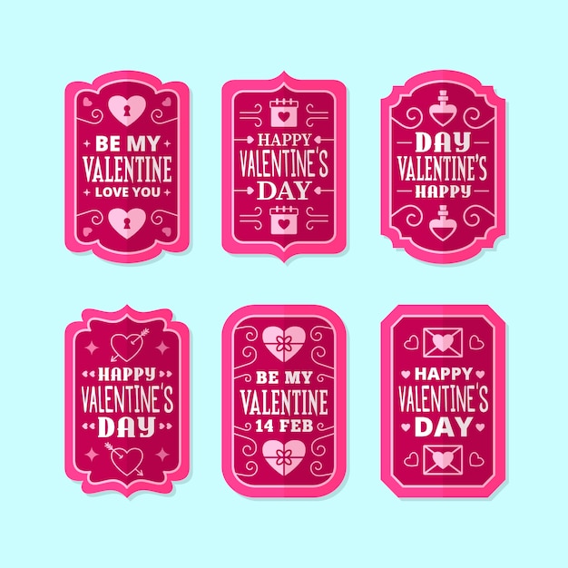 free-vector-valentines-day-label-collection