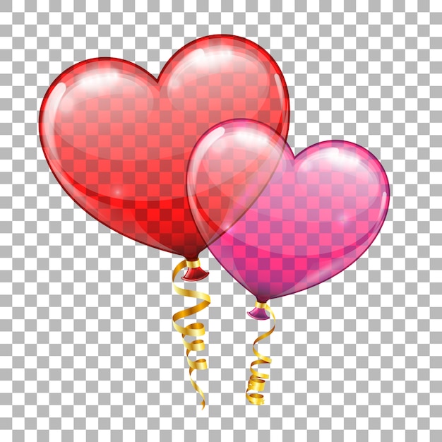 Premium Vector Valentines Day With Hearts Balloons 