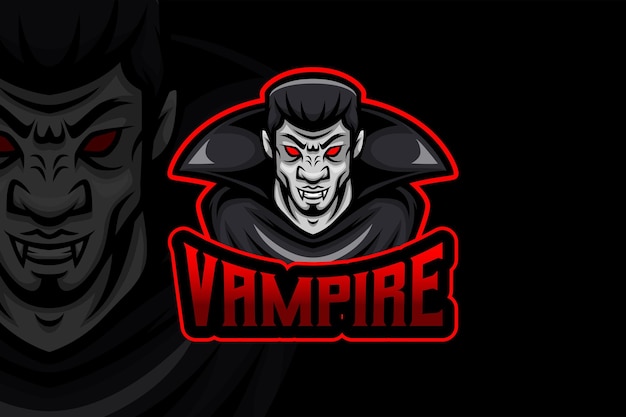 Premium Vector | Vampire- esport logo template