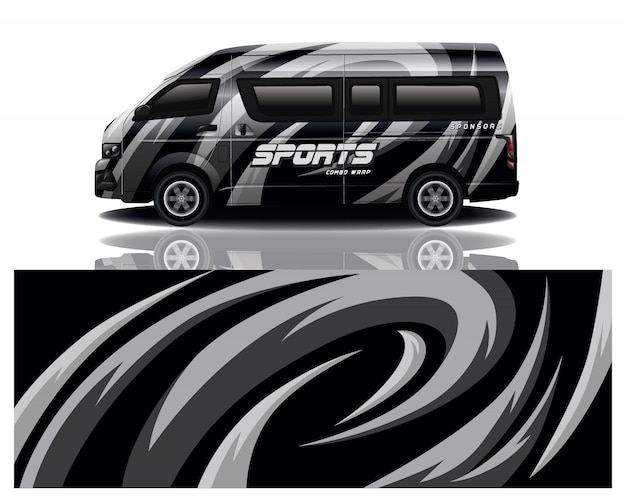 Download Free Van Car Decal Wrap Design Premium Vector Use our free logo maker to create a logo and build your brand. Put your logo on business cards, promotional products, or your website for brand visibility.