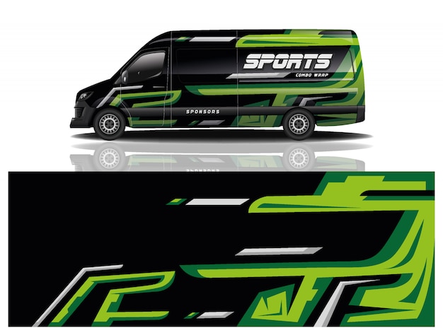 Download Free Van Car Wrap Design For Company Premium Vector Use our free logo maker to create a logo and build your brand. Put your logo on business cards, promotional products, or your website for brand visibility.