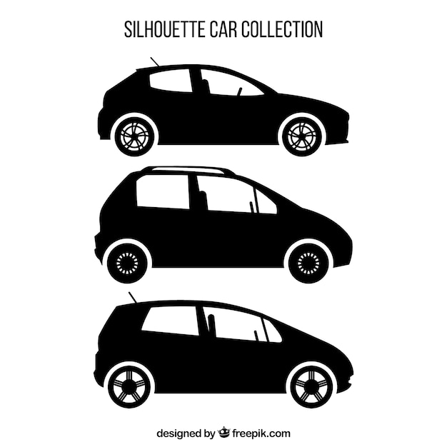Download Free Vector | Variety of car silhouettes