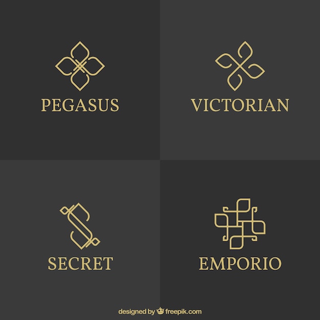 Download Free Variety Of Elegant Logos Premium Vector Use our free logo maker to create a logo and build your brand. Put your logo on business cards, promotional products, or your website for brand visibility.