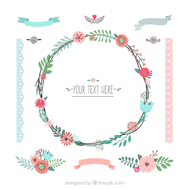 Download Flower Border Vectors, Photos and PSD files | Free Download