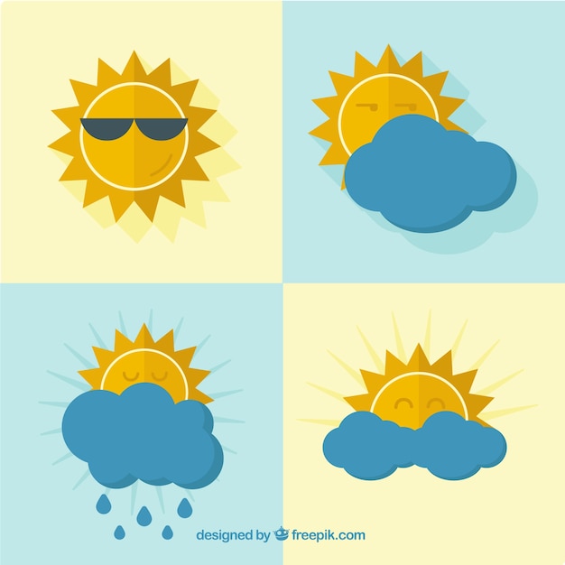 Variety of weather icons