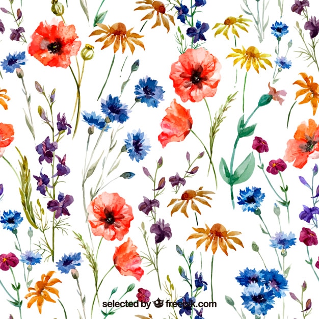 Free Free 125 Watercolor Flower Svg Free SVG PNG EPS DXF File